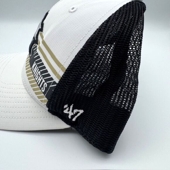 Charlotte Knights Strap-Back Baseball Hat White/Gold/Black Adjustable MiLB Cap - Picture 4 of 8